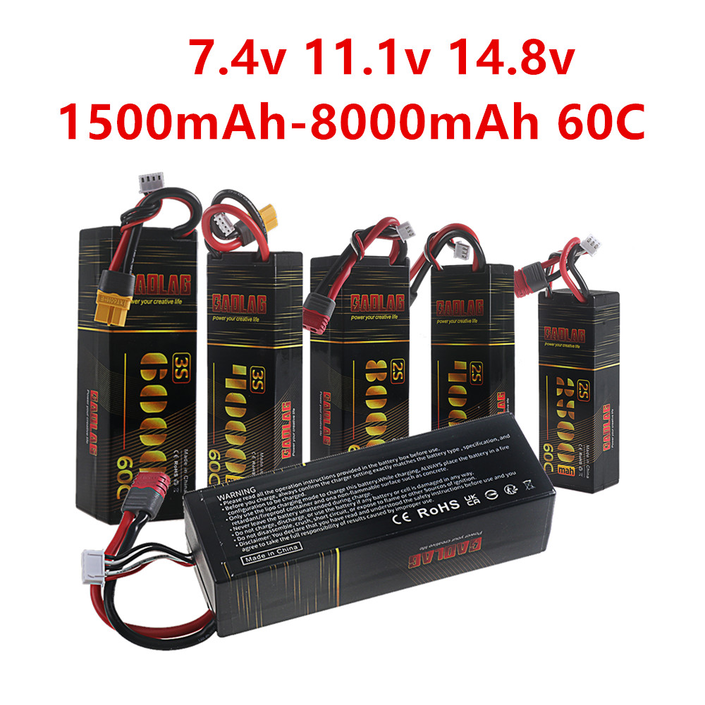 4S Lipo Battery 14.8V 6000Mah - Batería Lipo 2S 3S 4S de