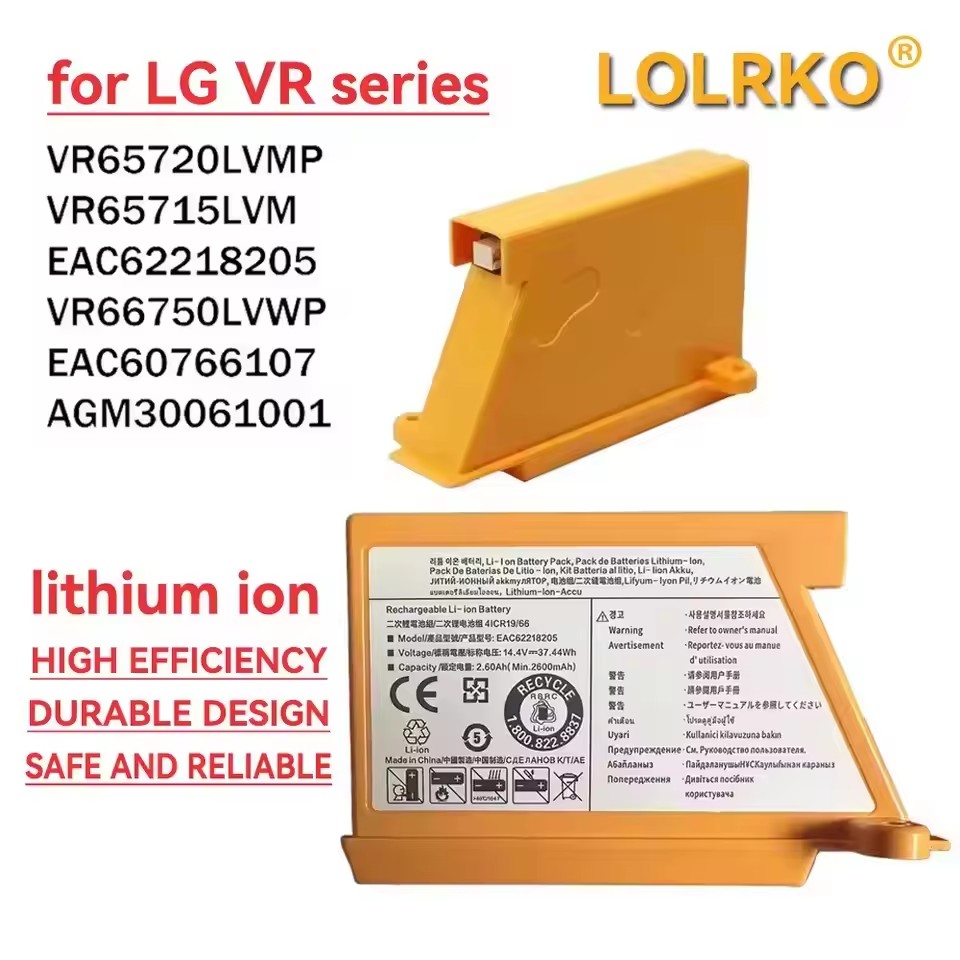 4S Lipo Battery 14.8V 6000Mah - Batería de robot aspirador recién mejorada