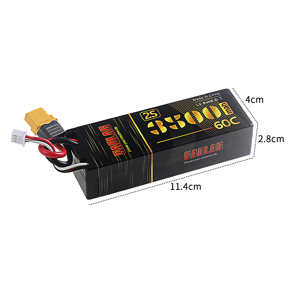 Batería Lipo 2S 3S 4S de 2500m - 4S Lipo Battery 14.8V 6000Mah reseña y precio