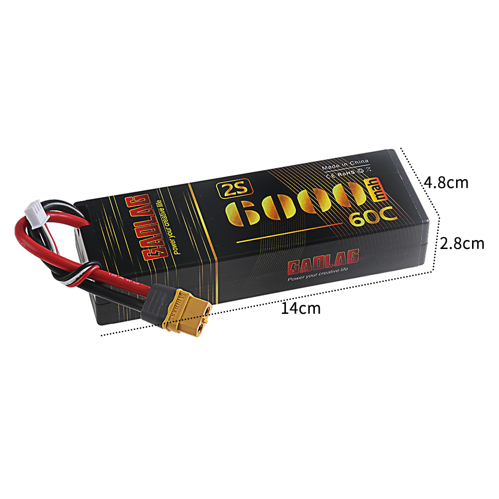 Batería Lipo 2S 3S 4S de 2500m - 4S Lipo Battery 14.8V 6000Mah reseña y precio