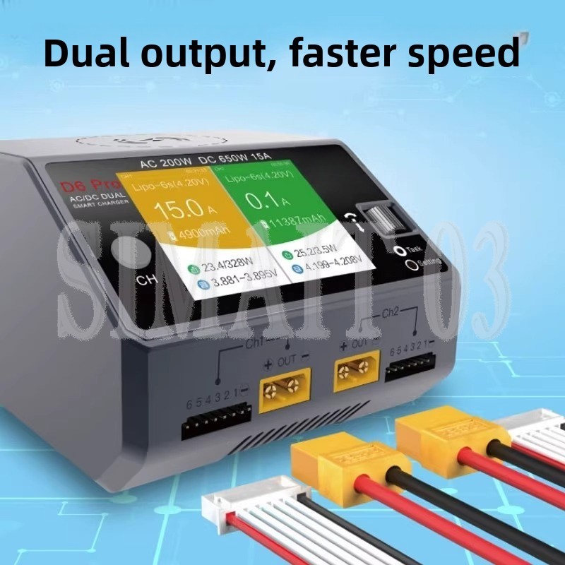Cargador Inteligente HOTA D6 P - Hota D6 Pro Dual Lipo Charger reseña y precio