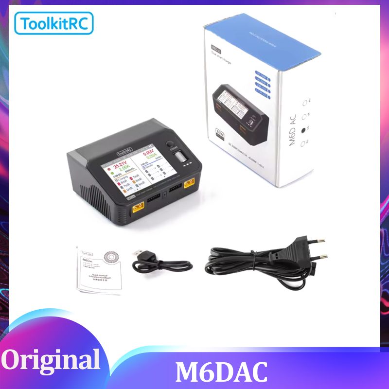 Cargador/Descargador Inteligen - Toolkitrc M6Dac Smart Charger reseña y precio