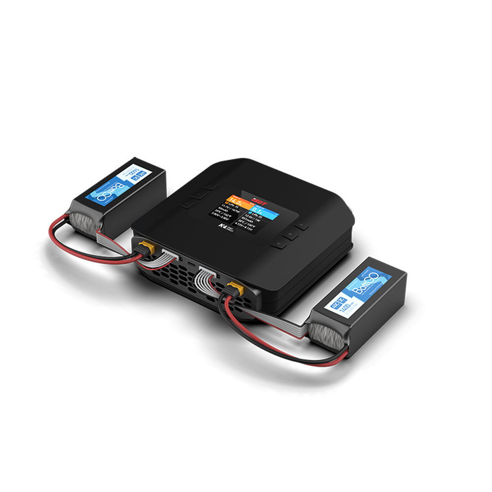 ISDT Lipo cargador de equilibr - Isdt K4 Dual Lipo Charger reseña y precio